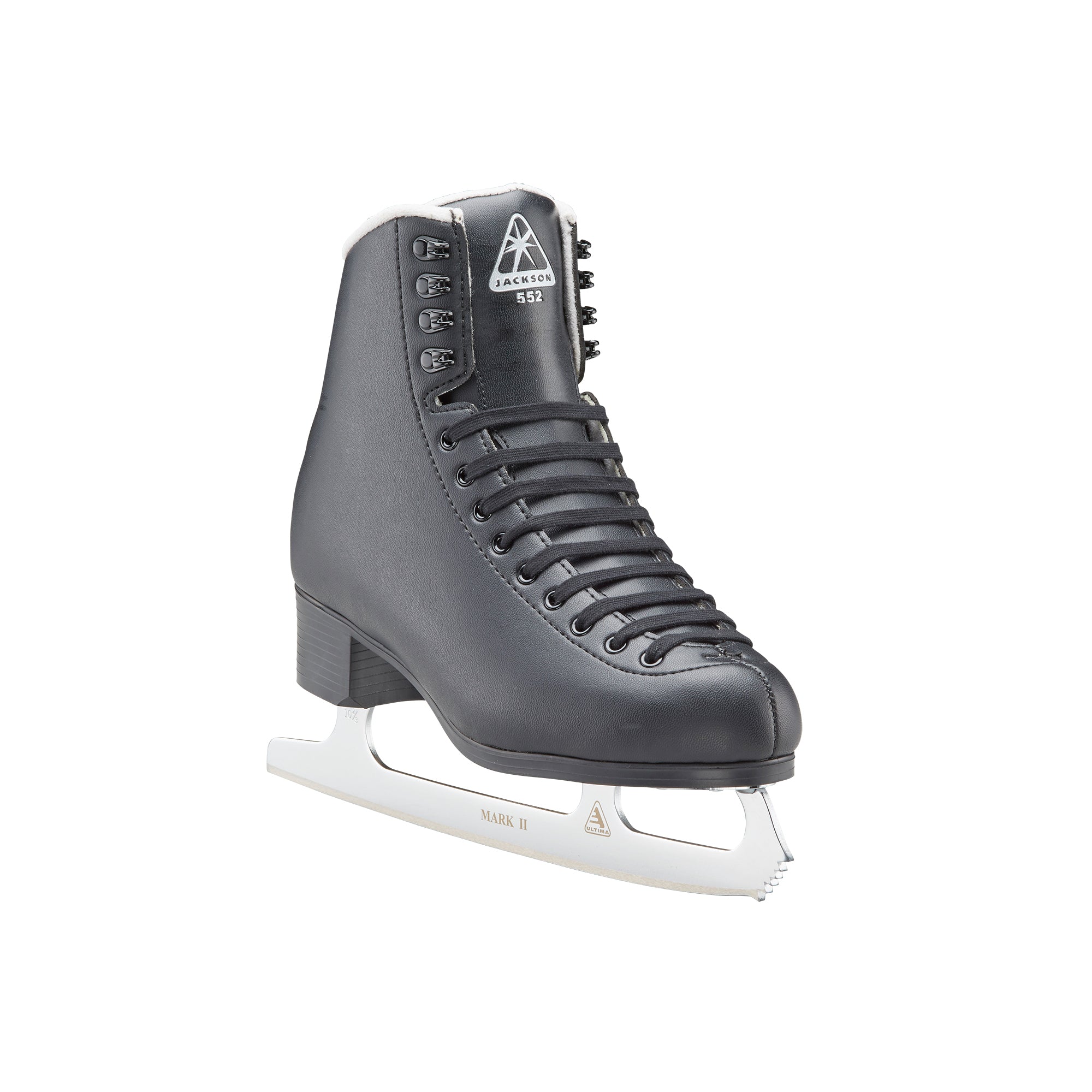 Jackson Ultima Classic 552 Mens Boys Black Figure Skate PVC Sole Mark 2 Blade