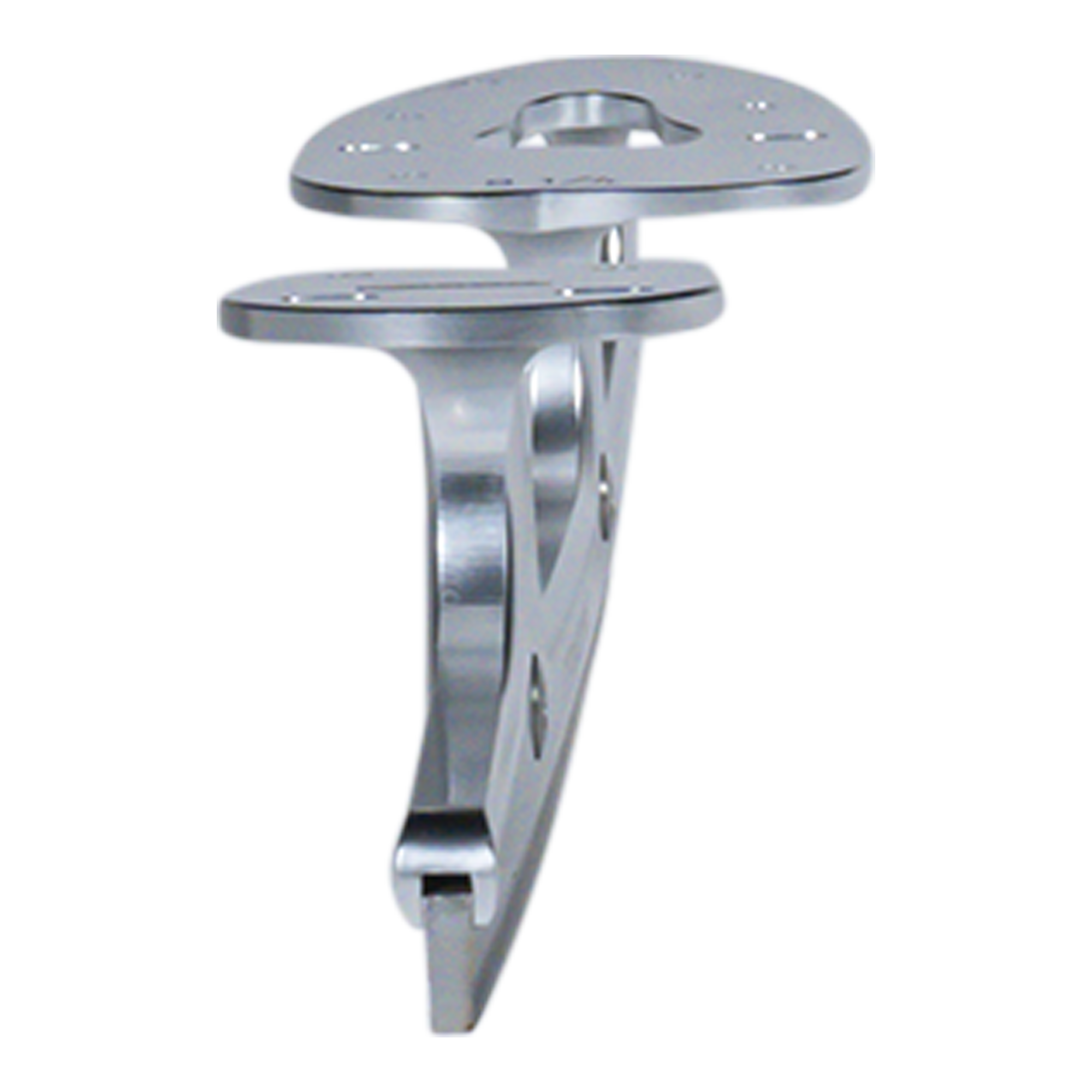Metal bracket on a white background