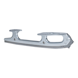 Silver metal bracket on a white background