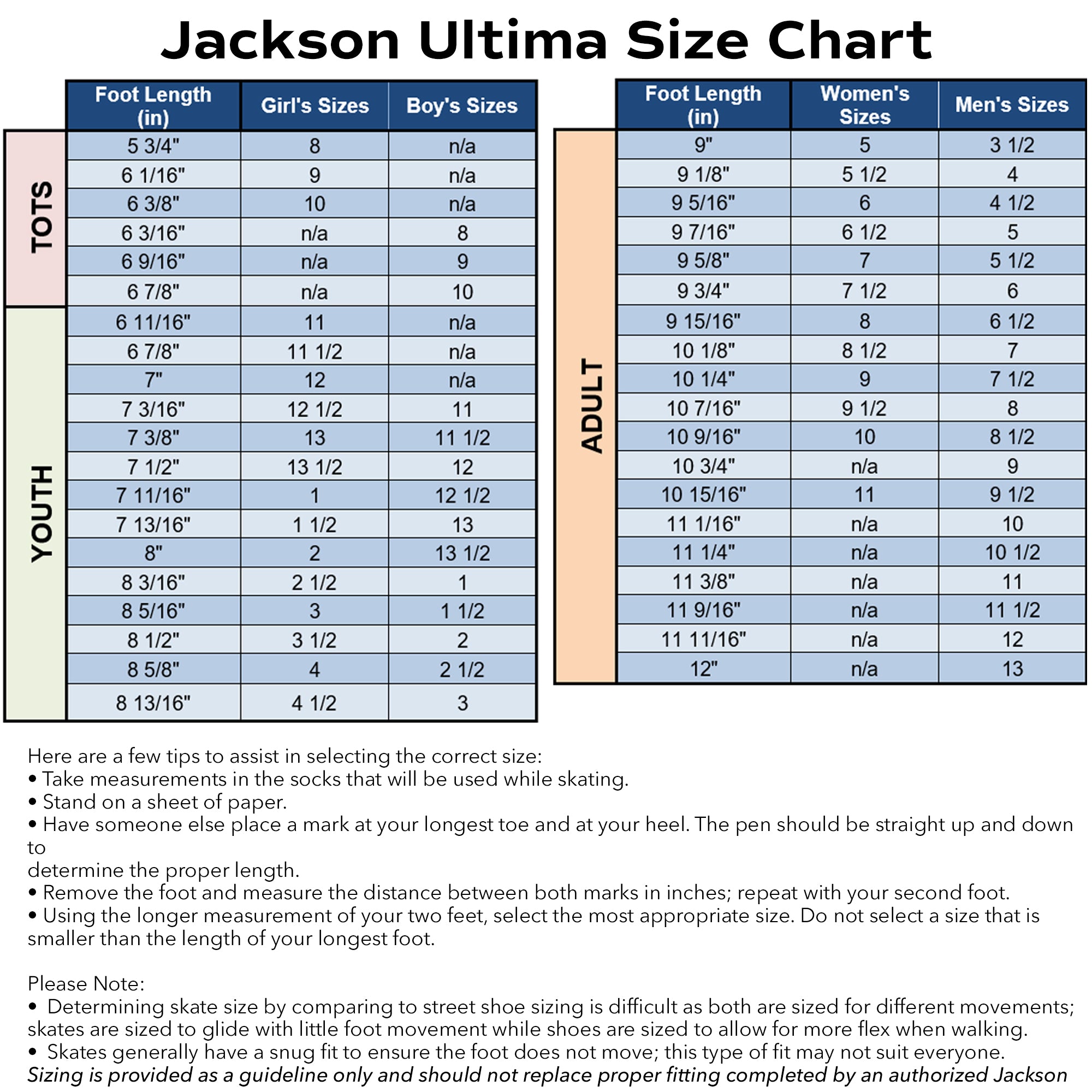 JACKSON EXCEL<br>(WOMEN'S/MISSES/TOT'S)