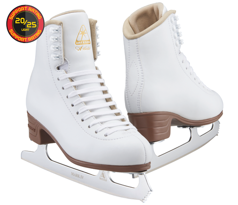 カラーホワイトJACKSON ジャクソン　アーティストプラス　フィギュアスケート靴　ホワイト