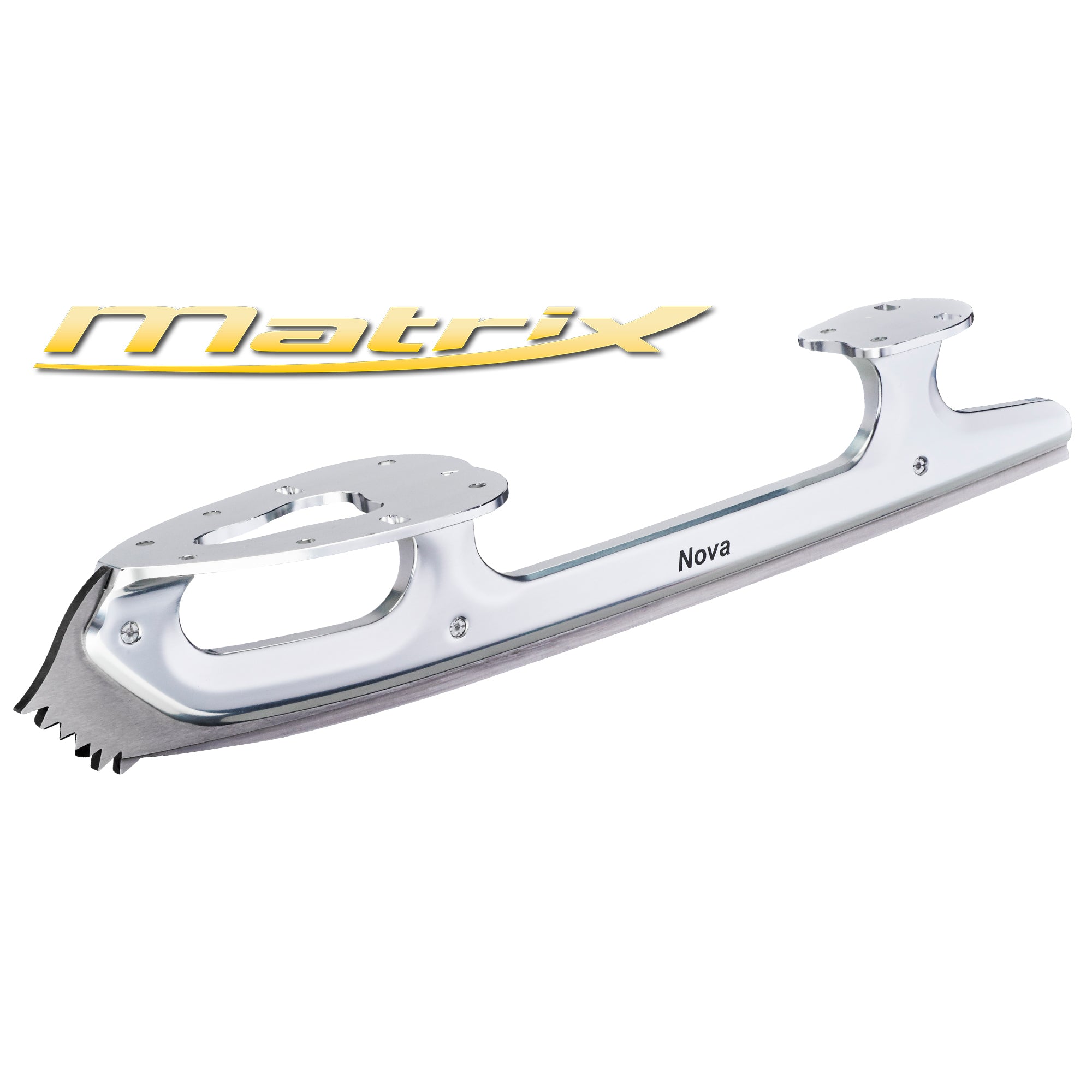 Matrix Nova blade aluminum chassis 33% lighter tapered edge AUS8 steel blade