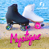 Jackson Mystique Quad Roller Skates black pulse lite